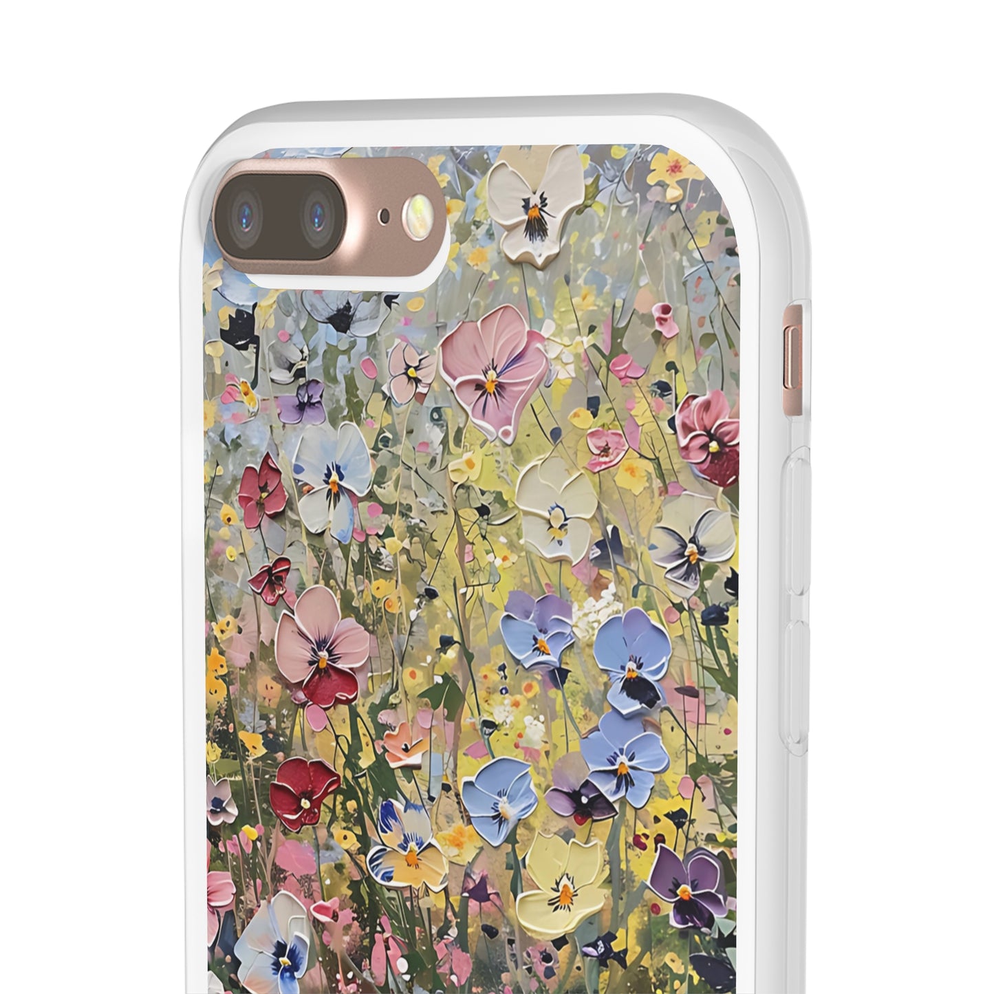 Damien Hirst Inspired Oil on Canvas Flowers | iPhone/Samsung | Slimline Phone Case