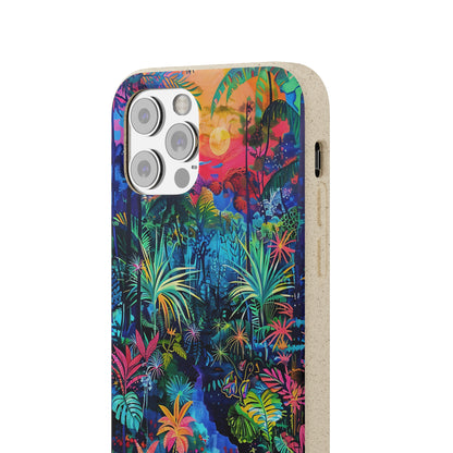 Colourful Rain Forest Biodegradable Phone Case | iPhone / Samsung