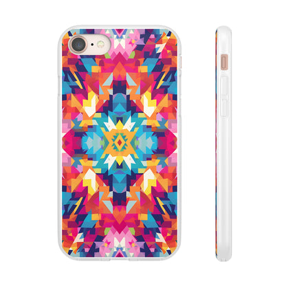 Maya Hayuk  inspired bold, colourful  pattern Phone Case