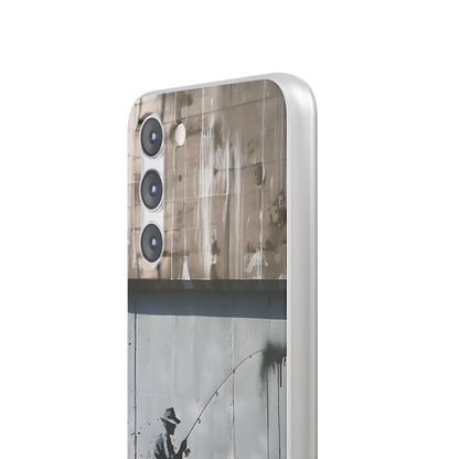 Banksy inspired man fishing | iPhone/Samsung | Slimline Phone Case