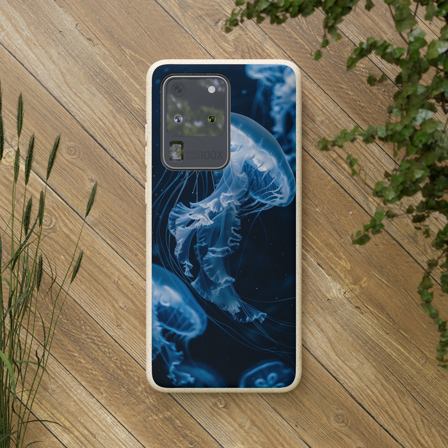 Deep Ocean Jellyfish Biodegradable Phone Case | iPhone / Samsung