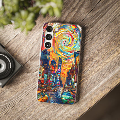 Van Gogh inspired City scene | iPhone/Samsung | Slimline Phone Case