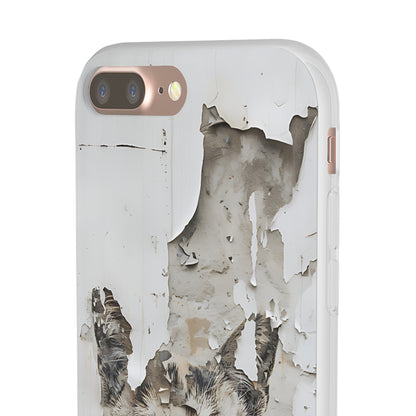 Vhils inspired grafitti Cat Phone Case