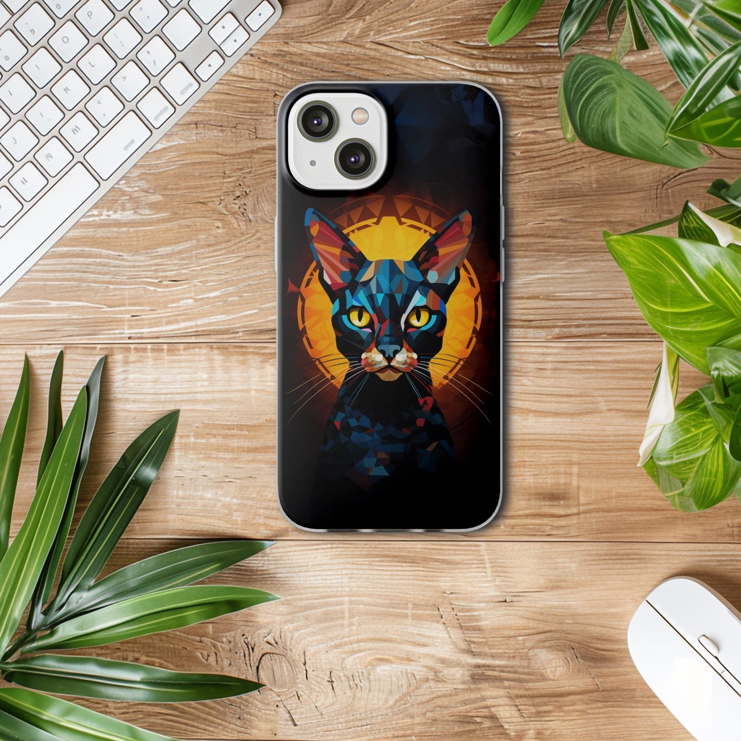 Cat Pattern Phone Case | iPhone / Samsung