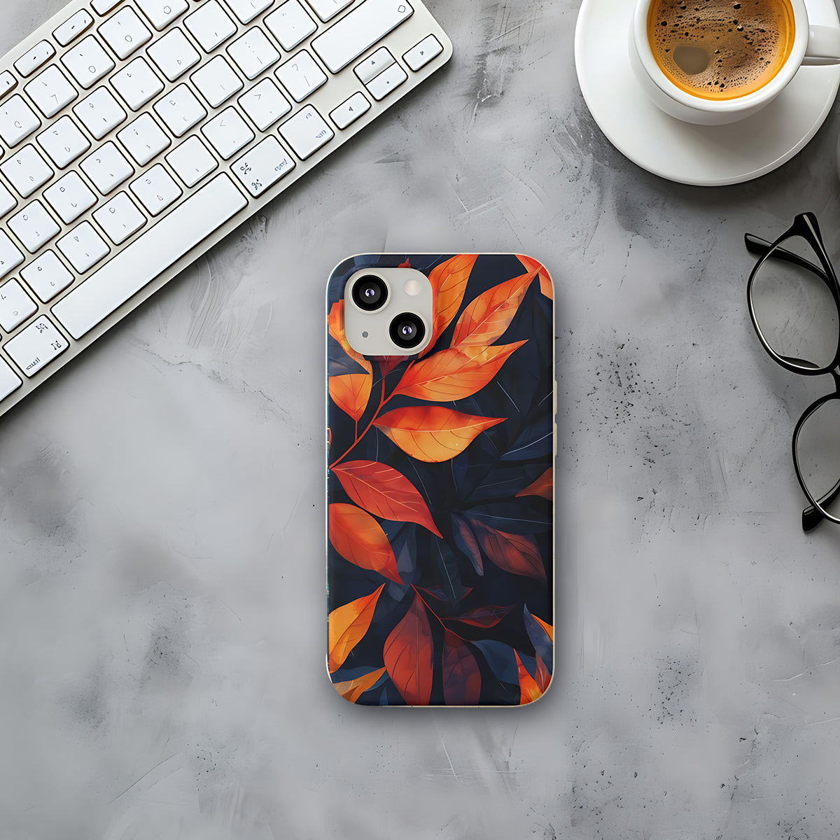 Autumnal Leaves Biodegradable Phone Case | iPhone / Samsung