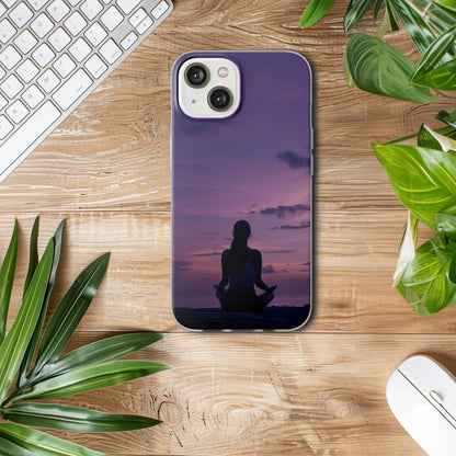 Yoga on the beach Phone Case | iPhone / Samsung