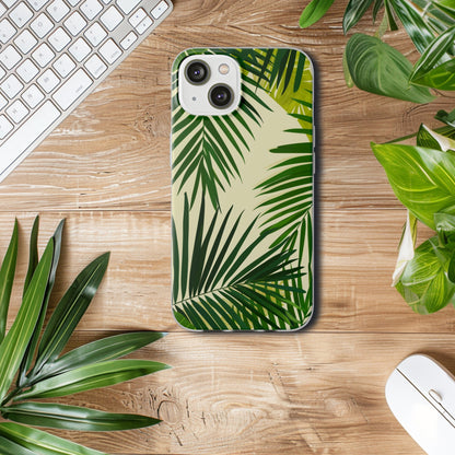 Green Leaves Pattern Phone Case | iPhone / Samsung