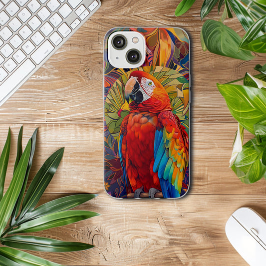 Colourful Parrot Phone Case | iPhone/Samsung | Slimline Phone Case