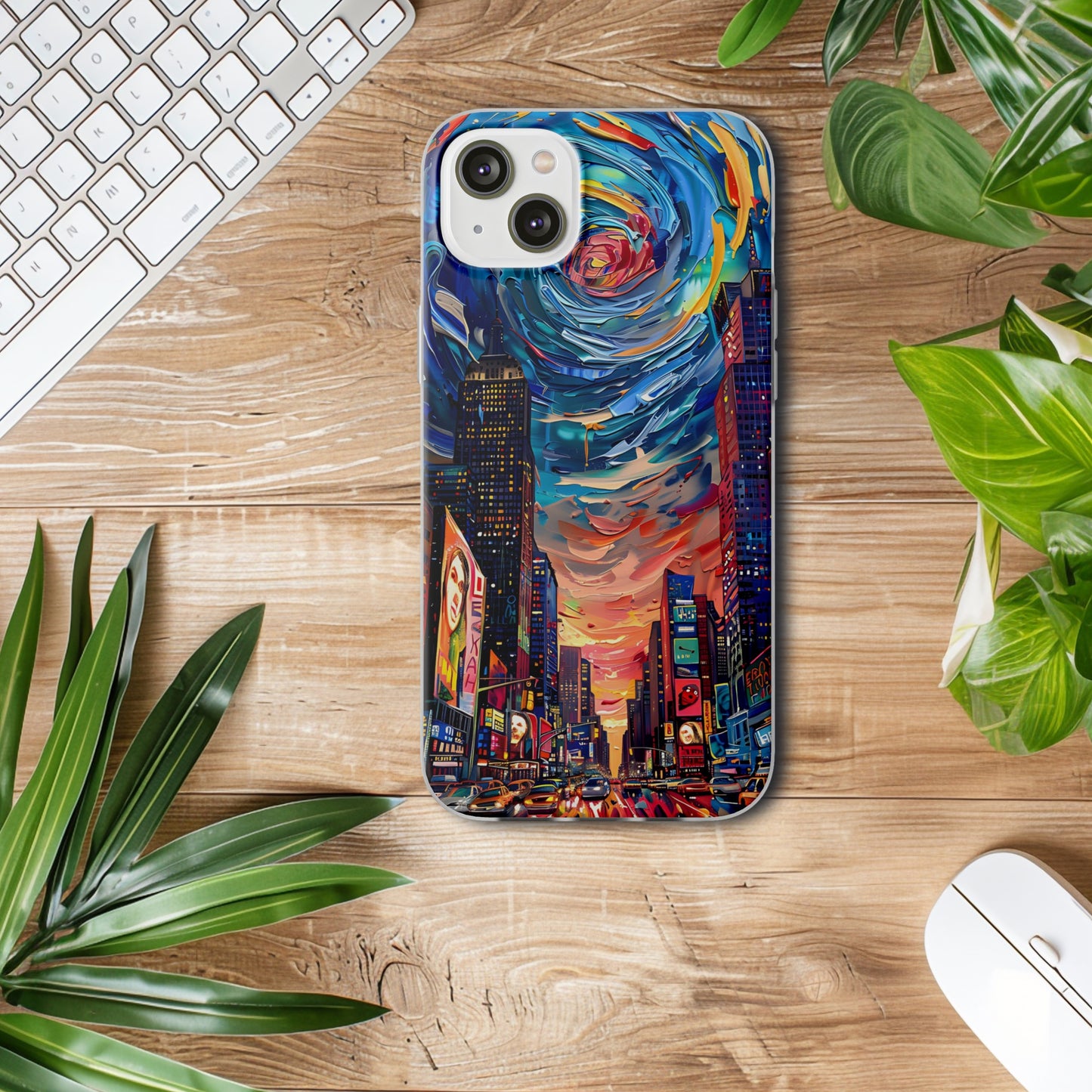 Van Gogh inspired City scene | iPhone/Samsung | Slimline Phone Case