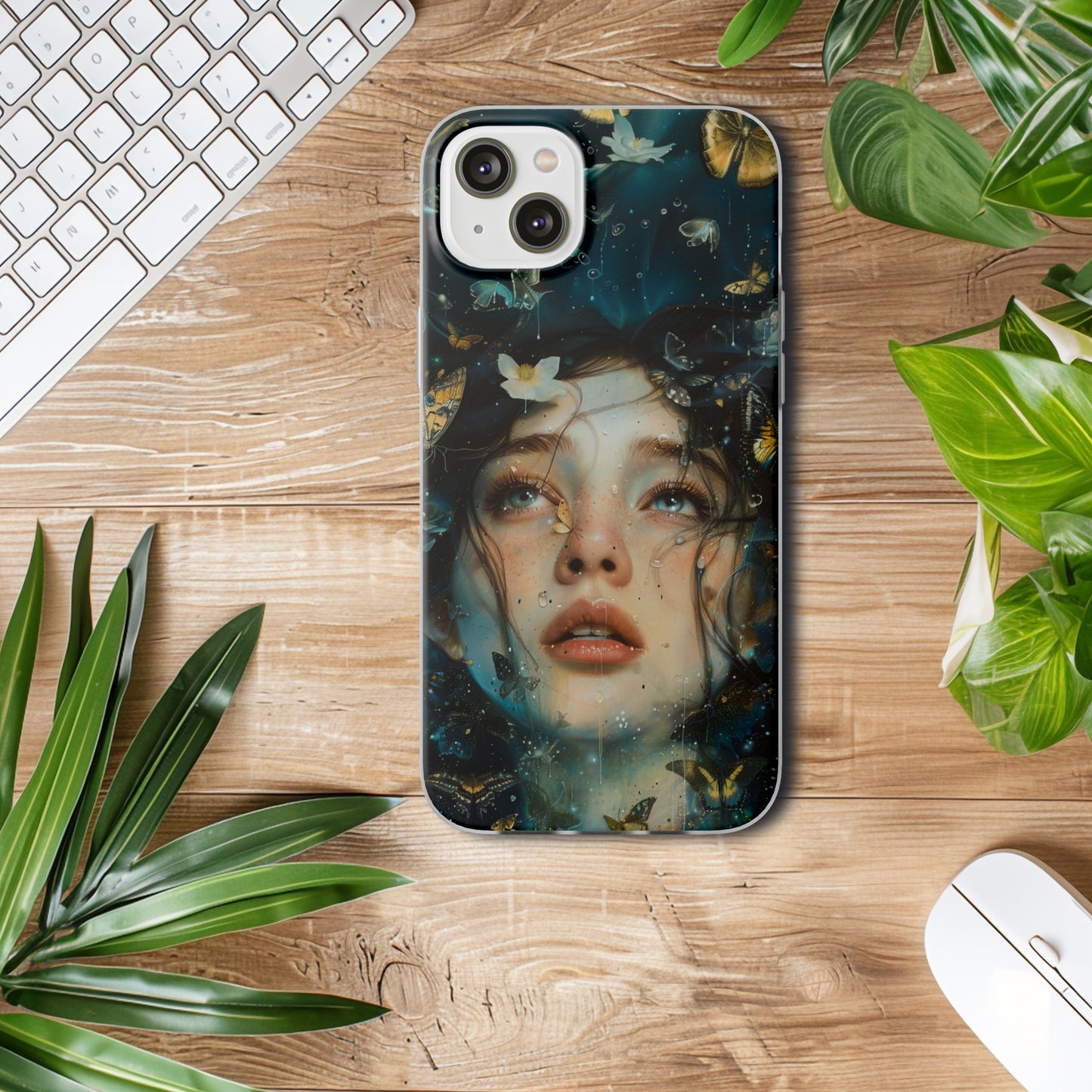 Girl under water contemporary style | iPhone/Samsung | Slimline Phone Case