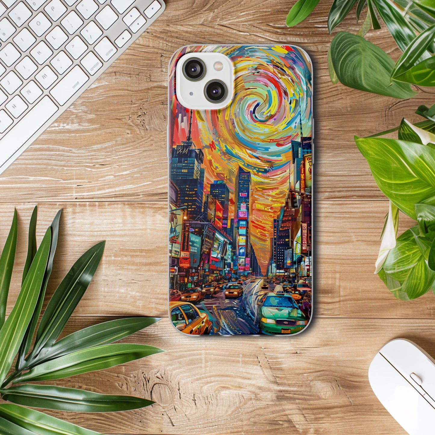 Van Gogh inspired City scene | iPhone/Samsung | Slimline Phone Case